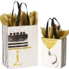 Cake and Balloon Gift Bags with Tissue Paper, 2 Bags, 4-Sheets