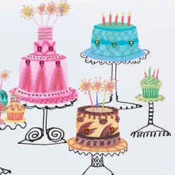 Cakes Birthday Greeting Card