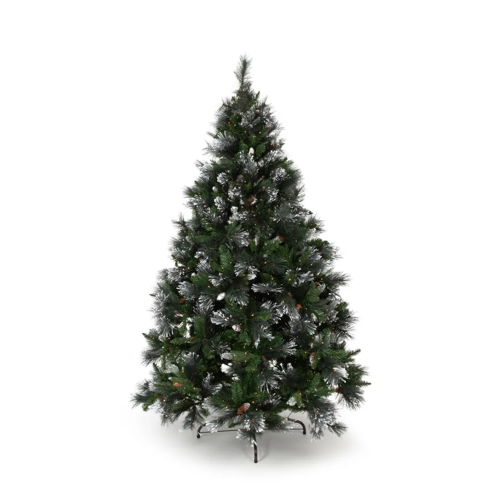 7′ Carolina Pine Frosted Tree