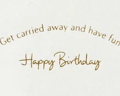 Carried Away Birthday Greeting Card