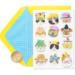 Cats Blank Greeting Card