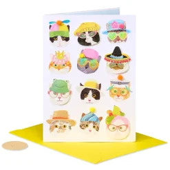 Cats Blank Greeting Card