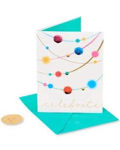 Celebrate Streamers Birthday Greeting Card