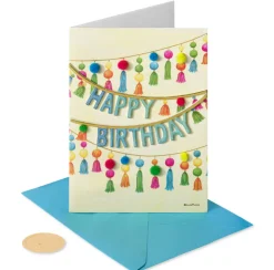 Celebrate the Day Away Birthday Greeting Card – Designed by Bella Pilar