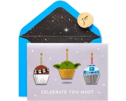 Celebrate You Must Star Wars Birthday Greeting Card