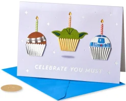 Celebrate You Must Star Wars Birthday Greeting Card