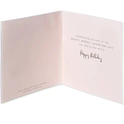 Celebrating You Birthday Greeting Card with Necklace