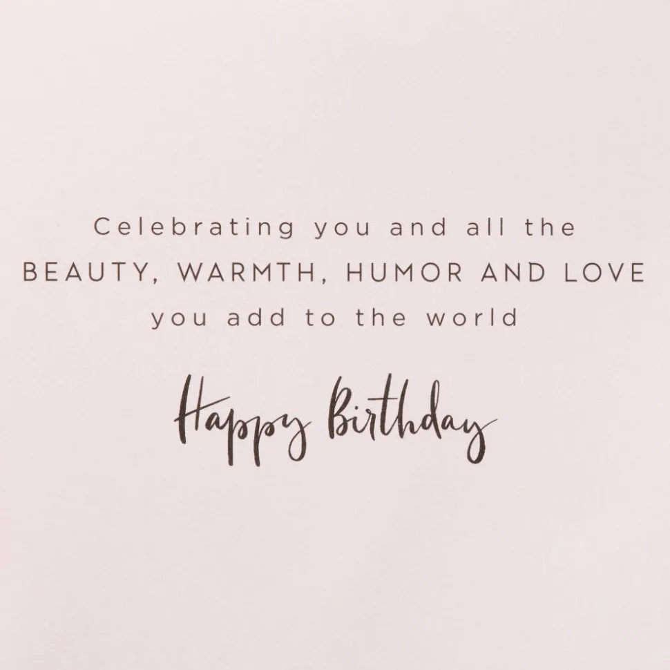 Celebrating You Birthday Greeting Card with Necklace