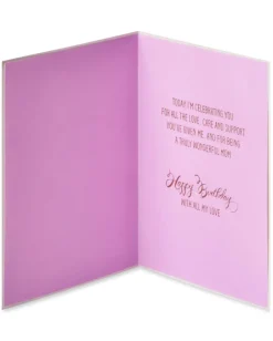Celebrating You Birthday Greeting Card for Mom