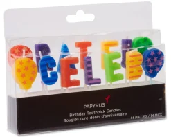 Celebration Birthday Candles, 14-Count