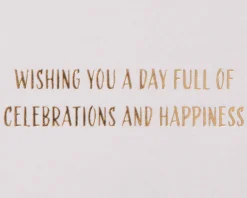 Celebrations and Happiness Birthday Greeting Card