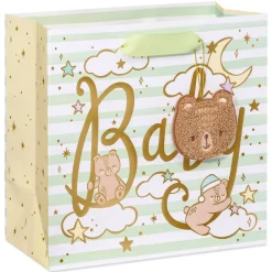 Celestial Baby Bears 8.5″ Medium Gift Bag, 1 Bag