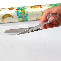 Celestial Evergreen Christmas Wrapping Paper Rolls, 3 Rolls