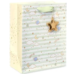 Celestial with Stripes 13″ Large Gift Bag, 1 Bag