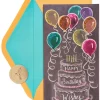 Chalkboard Cake Birthday Greeting Card
