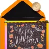 Chalkboard Happy Halloween Greeting Card