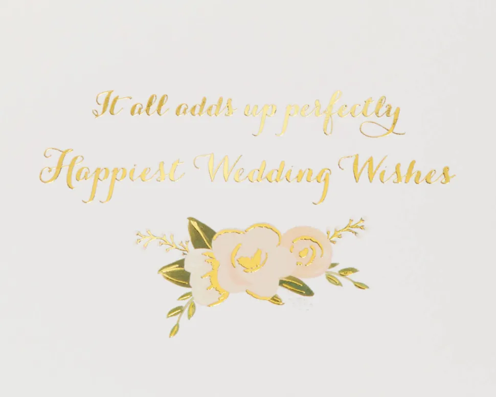 Chalkboard Wedding Greeting Card