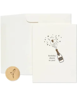 Champagne Birthday Greeting Card