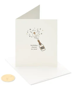 Champagne Birthday Greeting Card