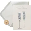 Champagne Flutes Wedding Greeting Card