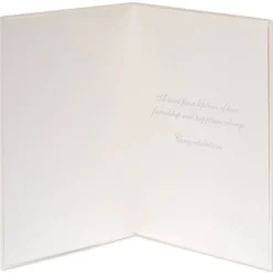 Champagne Flutes Wedding Greeting Card