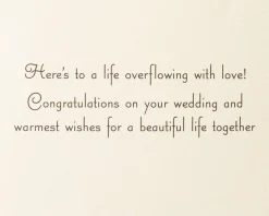 Champagne Pyramid Wedding Greeting Card- Designed by Bella Pilar
