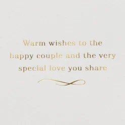Champagne Toast Wedding Greeting Card