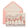 Cheers Wedding Greeting Card