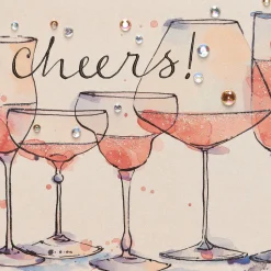 Cheers Wedding Greeting Card