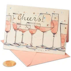 Cheers Wedding Greeting Card