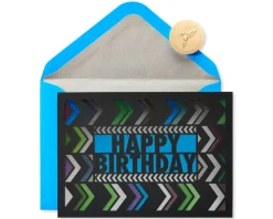 Chevron Birthday Greeting Card