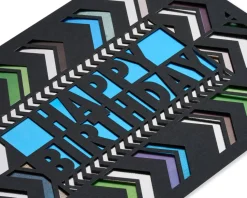 Chevron Birthday Greeting Card