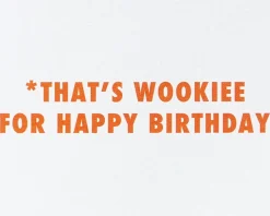 Chewie Birthday Greeting Card