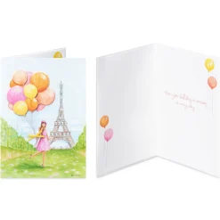 City Fashion Birthday Card Assortment – Designed by Bella Pilar, 4-Count