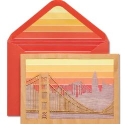 Cityscape Birthday Greeting Card