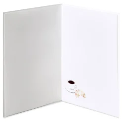 Coffee and Croissant Blank Greeting Card