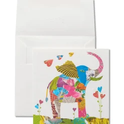 Collage Elephant Birthday Greeting Card – Designed by House of Turnowsky