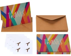 Colorful Geometrics Boxed Cards and Envelopes, 16-Count