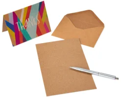 Colorful Geometrics Boxed Cards and Envelopes, 16-Count