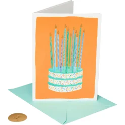 Confetti Cake Birthday Greeting Card