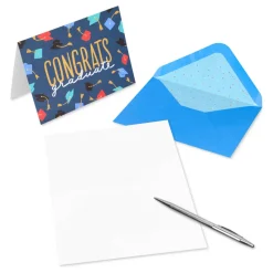 Congratulations Designs Graduation Cards Pack with Envelopes, 20-Count