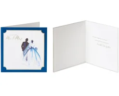 Congratulations Toast Wedding Greeting Card Bundle, 2-Count