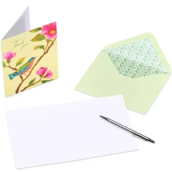 20-Count Blank Thank You Greeting Cards with Envelopes- Designed by Chris Chun
