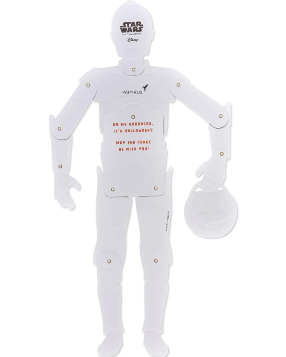 C3PO Papyrus Star Wars Halloween Greeting Card