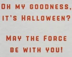 C3PO Papyrus Star Wars Halloween Greeting Card