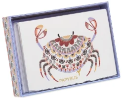 Crab Boxed Cards and Envelopes, 8-Count