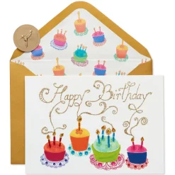 Cupcakes Birthday Greeting Card