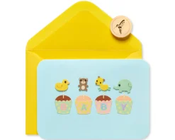 Cupcakes New Baby Greeting Card