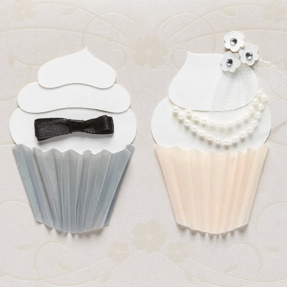 Cupcakes Wedding Greeting Card
