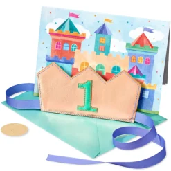 Cutest Ruler Of Them All 1st Birthday Greeting Card